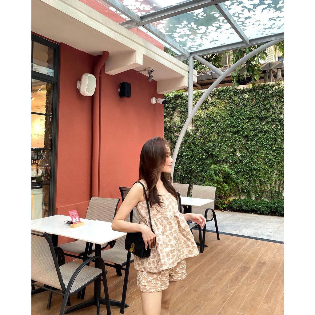 Quần đùi kiểu hoạ tiết Flower Drop shorts SODA POP