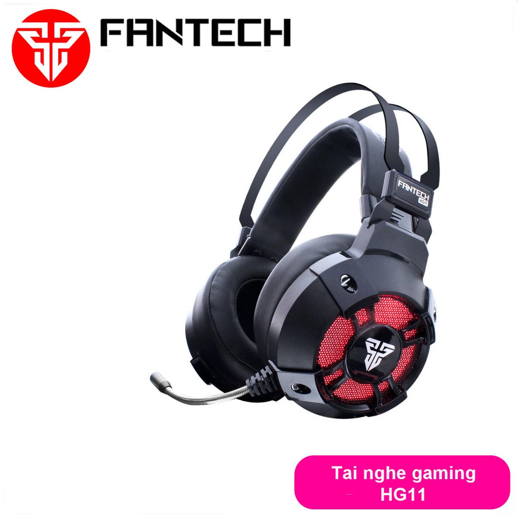 Tai nghe Gaming 7.1 Fantech HG11 và HG11_Pro Captain LED RGB - Hãng Phân Phối Chính Thức