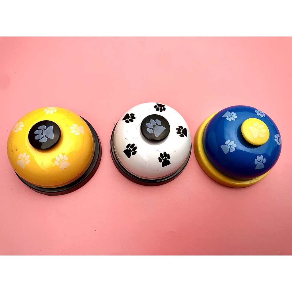 Đồ Chơi Cho Thú Cưng- Chuông Bấm Huấn Luyện Chó Mèo Đi Vệ Sinh, Xin Ăn