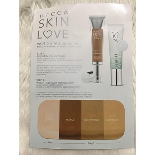 Set Kem Lót và Kem Nền Becca Skin Love