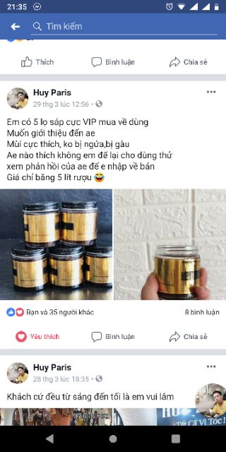 Sáp Vuốt Tóc Luodais Pomade mềm 100gam