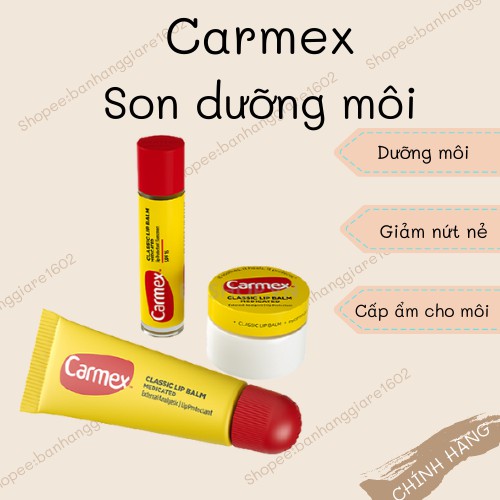 Son dưỡng môi Carmex (bill Mỹ)