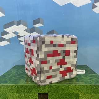 Khối bông Minecraft Red Stone chất liệu bông mềm mịn, an toàn khi sử dụng
