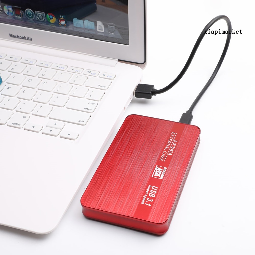 MAT_Type-C USB 3.1 2.5inch SATA External SSD HDD Hard Disk Drive Case Adapter Box