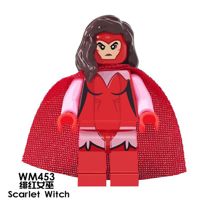 Minifigures Avenger Nhân Vật Scarlet Witch WM453