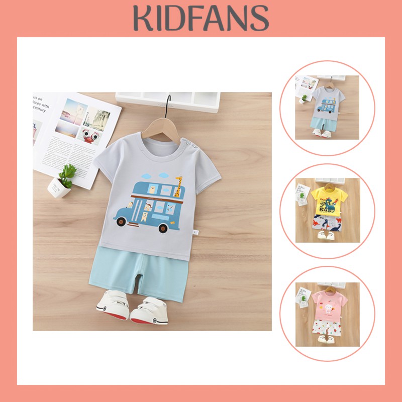 Bộ đồ bé trai 10-20kg. Quần áo trẻ em 1-5 tuổi Kidfans
