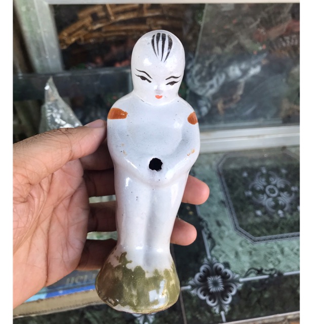 CHÚ TIỂU ĐỨNG TÈ SIZE 15CM TRANG TRÍ HỒ CÁ NON BỘ