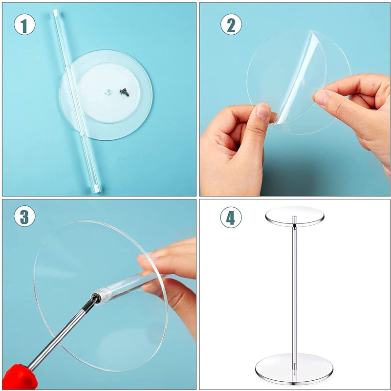 Giá Đỡ Trưng Bày Đồng Hồ / Trang Sức Hình Chữ T Bằng Acrylic