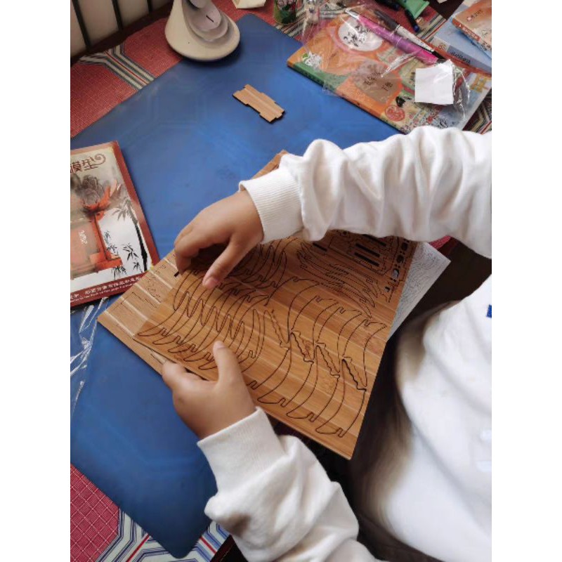Mô hình tự lắp ráp danh lam thắng cảnh cổ phong