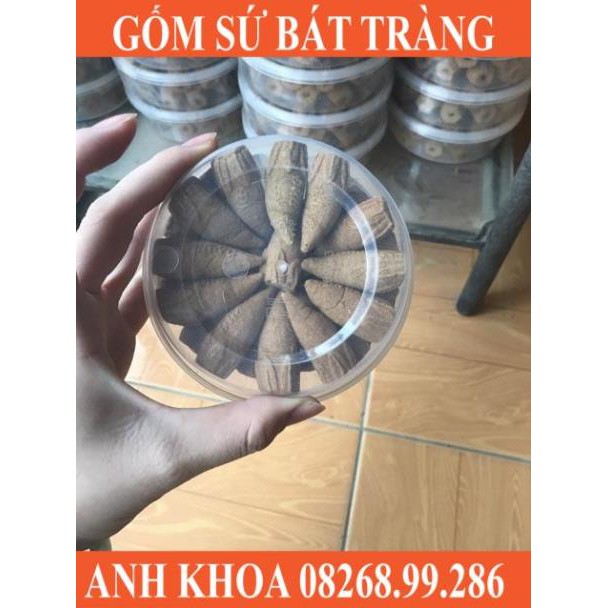 Nụ Trầm hương Việt Nam - Gốm sứ Bát Tràng Anh Khoa