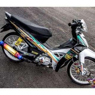 Tem Sirius Racing oils màu đen bạc như hình xe đăng giá sinh viên😍