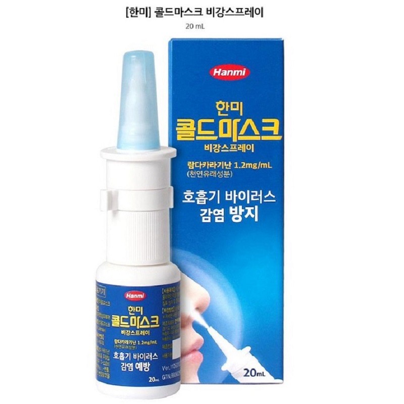 XỊT KHOÁNG RỬA MŨI HÀN QUỐC HANMI 20ml