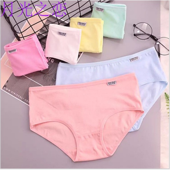 COMBO 5 Quần Lót Nữ. Quần Lót Cotton Trơn đáy kháng khuẩn Mềm Thấm Thoáng hàng việt nam LOTNU14