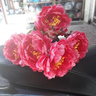 Cụm hoa Mẫu Đơn lụa đẹp