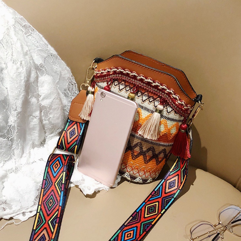 Túi Xách Đan Lát Phong Cách Bohemian Thời Trang Cho Nữ