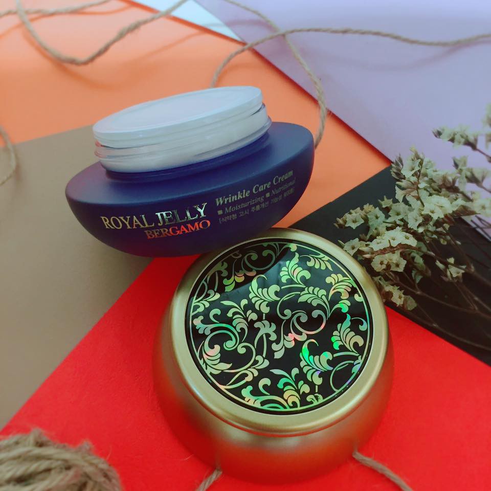 Kem Dưỡng Cấp Ẩm, Chống Nhăn Làn Da Bergamo Royal Jelly Wrinkle Care Cream 50g