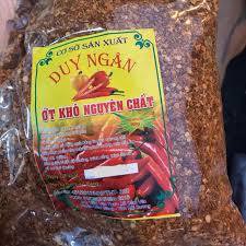 Gói Ớt bột khô cay nguyên chất 500gr