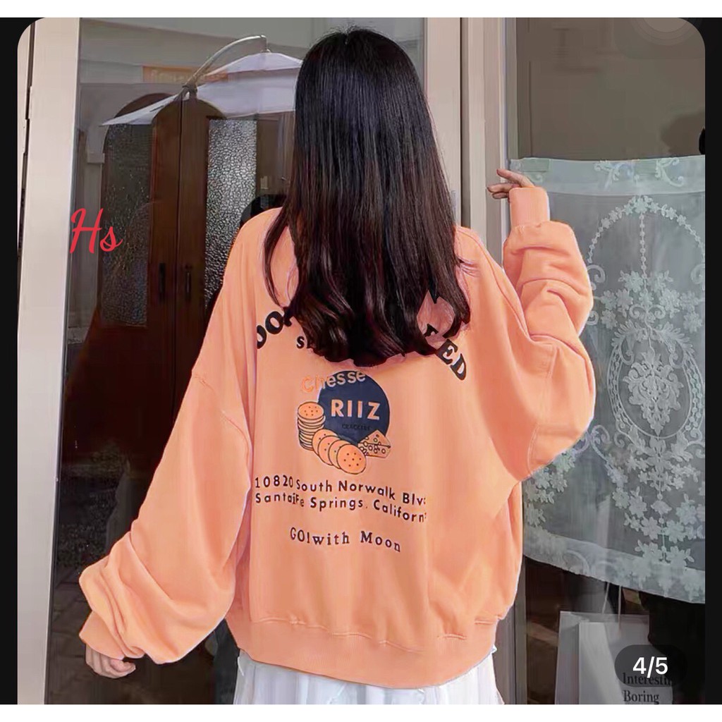 Áo Khoác Ngoài Cardigan Dài Tay Nữ Dáng Rộng Nỉ RZ Cúc Dài | BigBuy360 - bigbuy360.vn