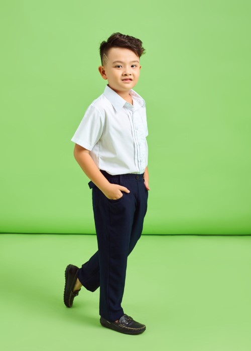 Bộ đồng phục đi học cho bé trai cấp 1 thời trang Jadiny (lựa chọn mua áo riêng, quần riêng)