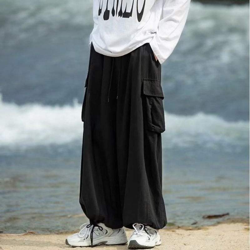 Quần ống rộng Phong Cách Hipster Nhật Bản Cổ Điển Plus Size Cho Nam