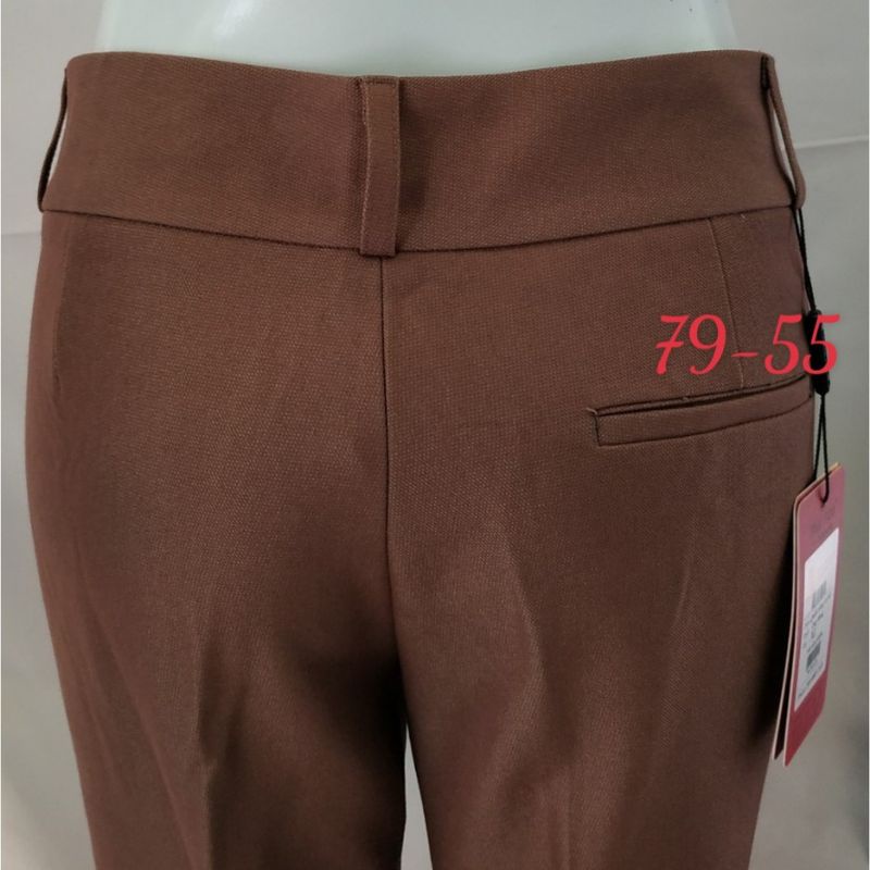 Quần Tây Thái Hòa màu nâu chất vải dày đứng form 79