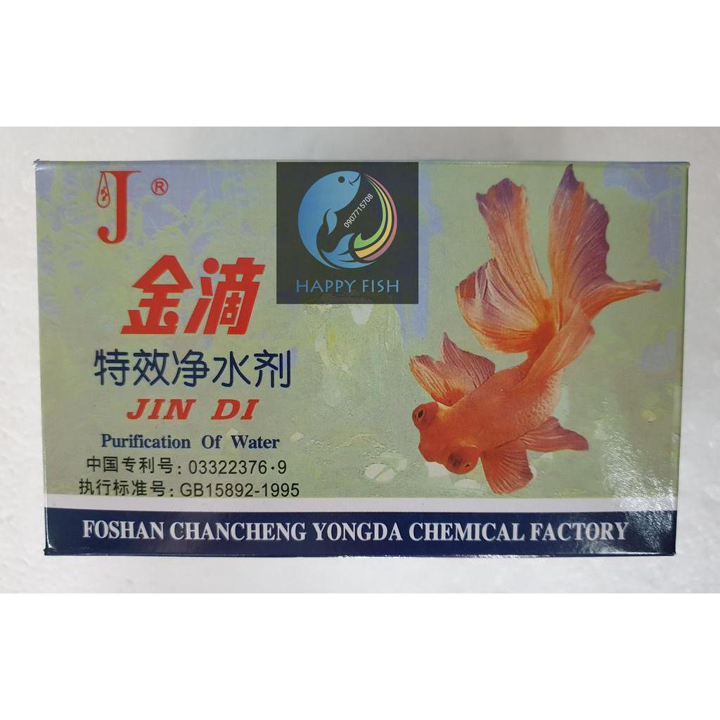 Dung Dịch làm trong nước Jindi 30ml | 60ml cho hồ cá, bể cá