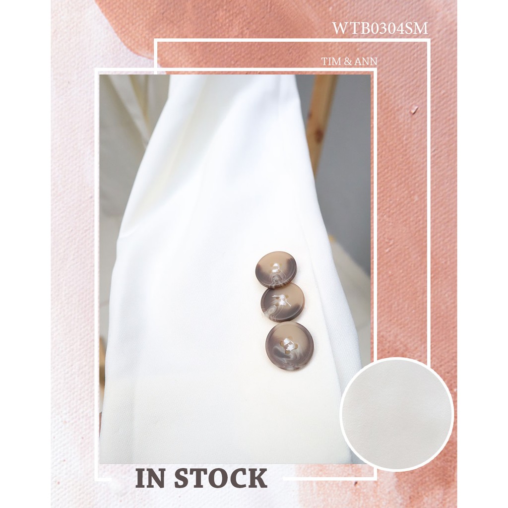 Áo Blazer Nữ 2 Lớp Màu Kem Gài Nút 0304SM  - Thời Trang Nữ Tim & Ann | BigBuy360 - bigbuy360.vn