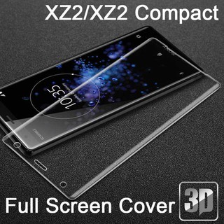For Sony Xperia XZ2 compact 3D Curved Surface Tempered Glass Film Full Screen Coverage