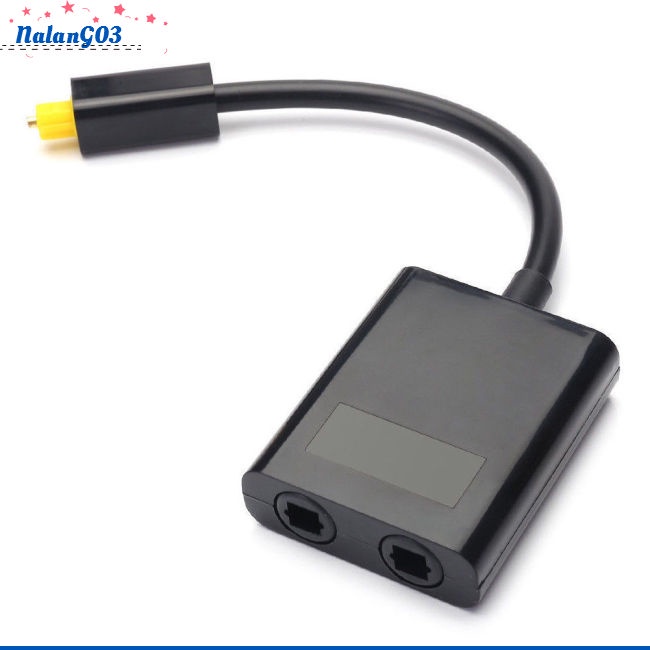 Bộ Chia Cáp Quang Âm Thanh Kỹ Thuật Số 2 Chiều SPDIF Toslink 1 Sang 2