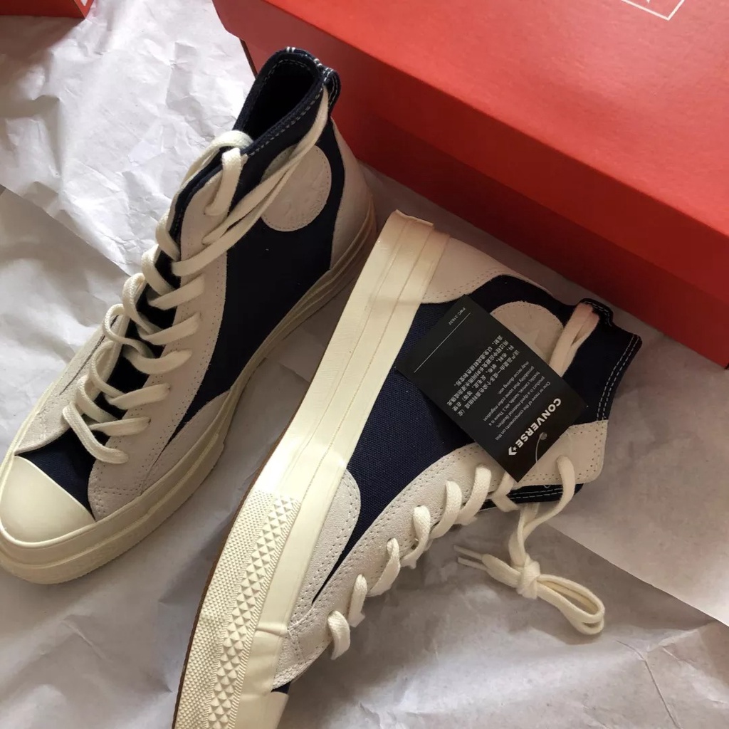 Giày Thể Thao Converse all STAR 1970s Hi Obsidian Chất Liệu Da Lộn Thời Trang Cho Nam Và Nữ