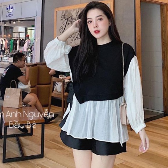 Áo babydoll siêu xinh buộc eo - Hàng loại đẹp