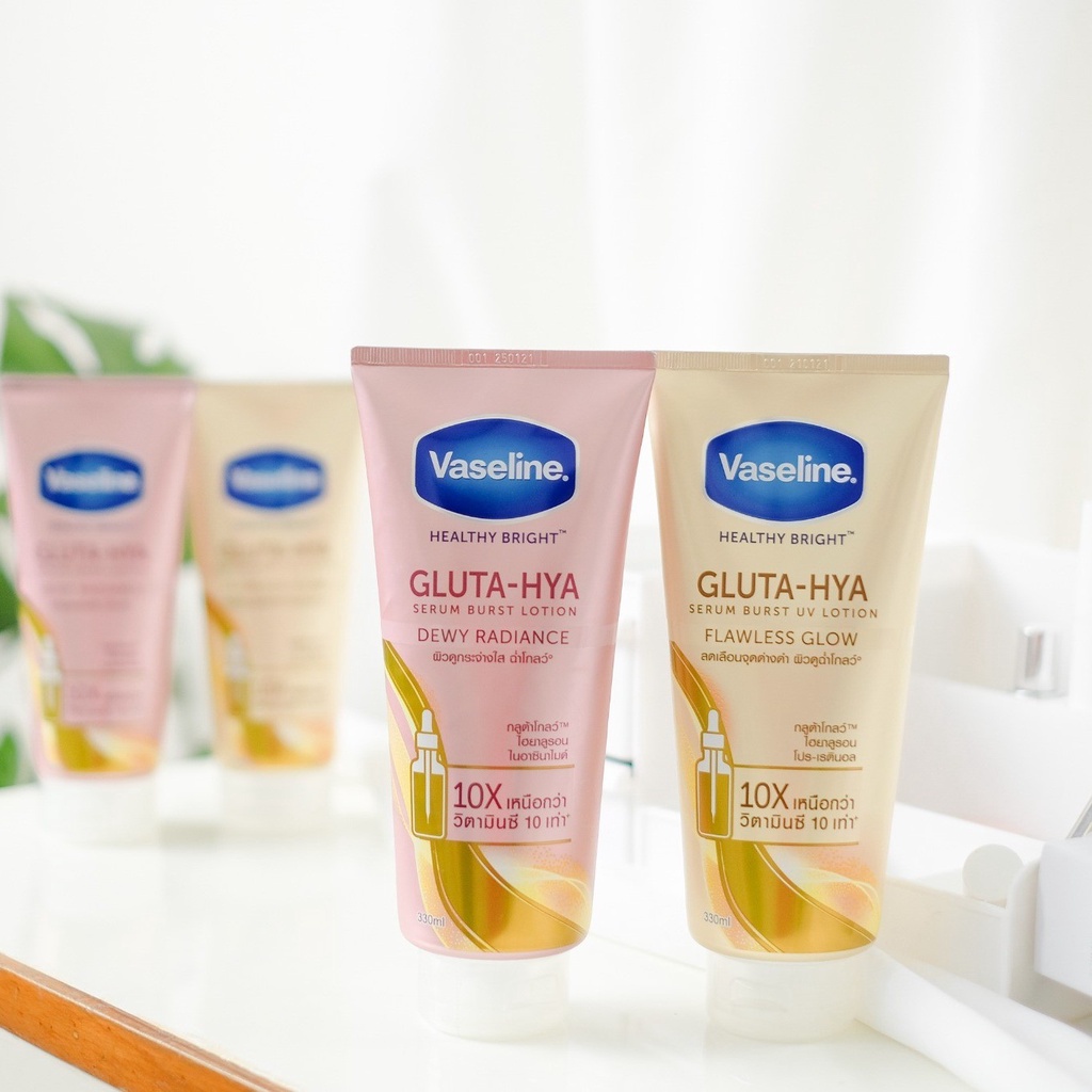 Dưỡng Thể Vaseline Gluta-Hya Serum Burst Lotion - 330ml