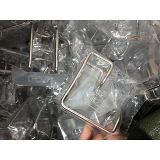 Móc Treo Chậu Tắm Đa Năng, Giá Treo Thau Chậu Đồ Dùng Nhà Bếp Dán Tường Inox 304