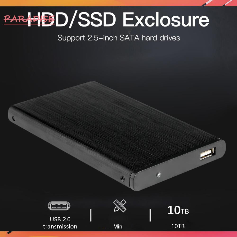Hộp Đựng Ổ Cứng Ngoài 10tb 2.5 Inch Sata Hdd Ssd Kết Nối Usb 2.0 | BigBuy360 - bigbuy360.vn