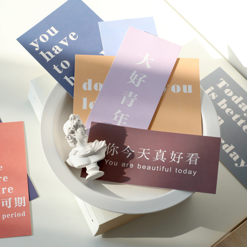Set 15 tờ bưu thiếp dễ thương làm đồ trang trí