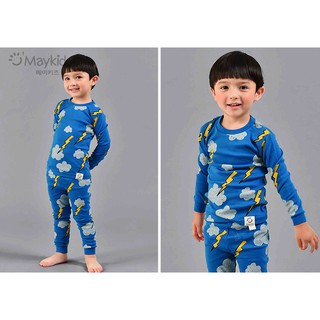 Maykids Bộ Thu Đông Thần Sét Bé Trai📸Ảnh thật