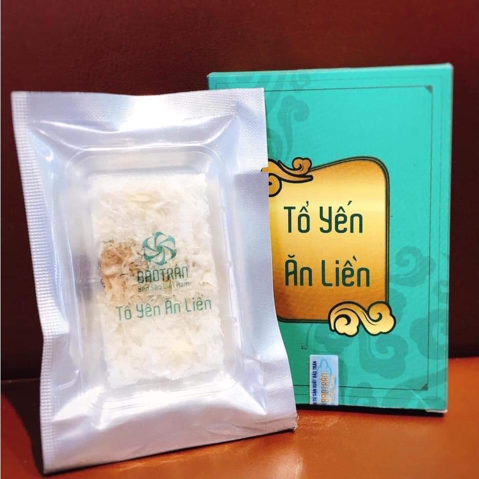 Tổ yến ăn liền Bảo Trân Gói 7g, Yến ăn liền nguyên chất, thực phẩm dinh dưỡng cho mọi nhà