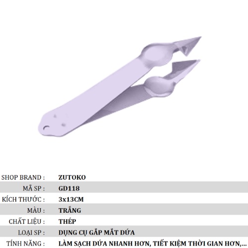 Dụng cụ gắp mắt dứa siêu nhanh thép không rỉ tiện lợi GD118