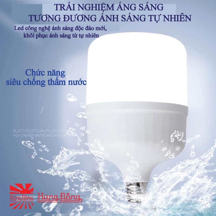Bóng đèn led công nghệ mới siêu sáng, bóng led trụ Hừng Đông công suất 5W,10W,15W, 20W, 30W, 40W. Bóng tiết kiệm điện