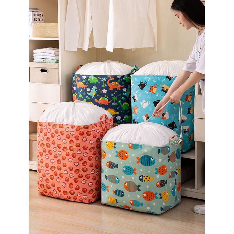 Sọt đựng quần áo bẩn có nắp, bọc đựng quần áo - giỏ đựng quần áo giặt đựng gấp gọn -110L