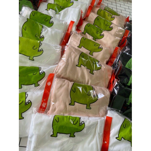 Áo hoodie lót nỉ freesize có túi in hoạt hình động vật khủng long dễ thương, nữ dưới 55kg đều mặc vừa | BigBuy360 - bigbuy360.vn