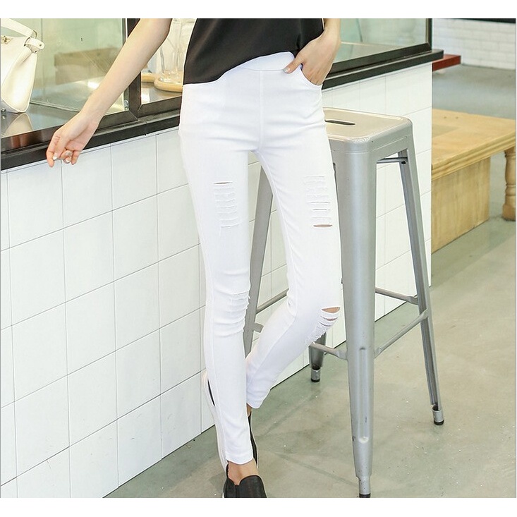 Quần Legging Đen Lưng Cao Thời Trang Cho Nữ