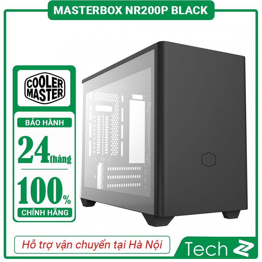 Vỏ case Cooler Master MasterBox NR200P Black (Mini ITX Tower/Màu đen)