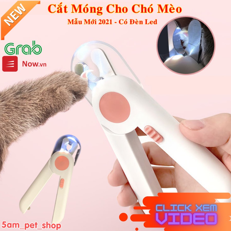 [Mã PET50K giảm Giảm 10% - Tối đa 50K đơn từ 250K] Kìm cắt móng cho mèo cho cao cấp mẫu mới 2021 có đèn led