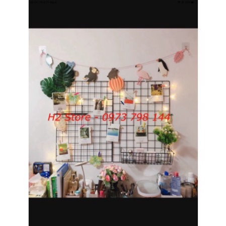 TẶNG ĐINH TREO  LƯỚI SẮT / THÉP TĨNH ĐIỆN DECOR NHÀ CỬA, TRANG TRÍ PHÒNG NGỦ, TREO HÌNH ẢNH SIÊU XINH ĐỦ KÍCH THƯỚC