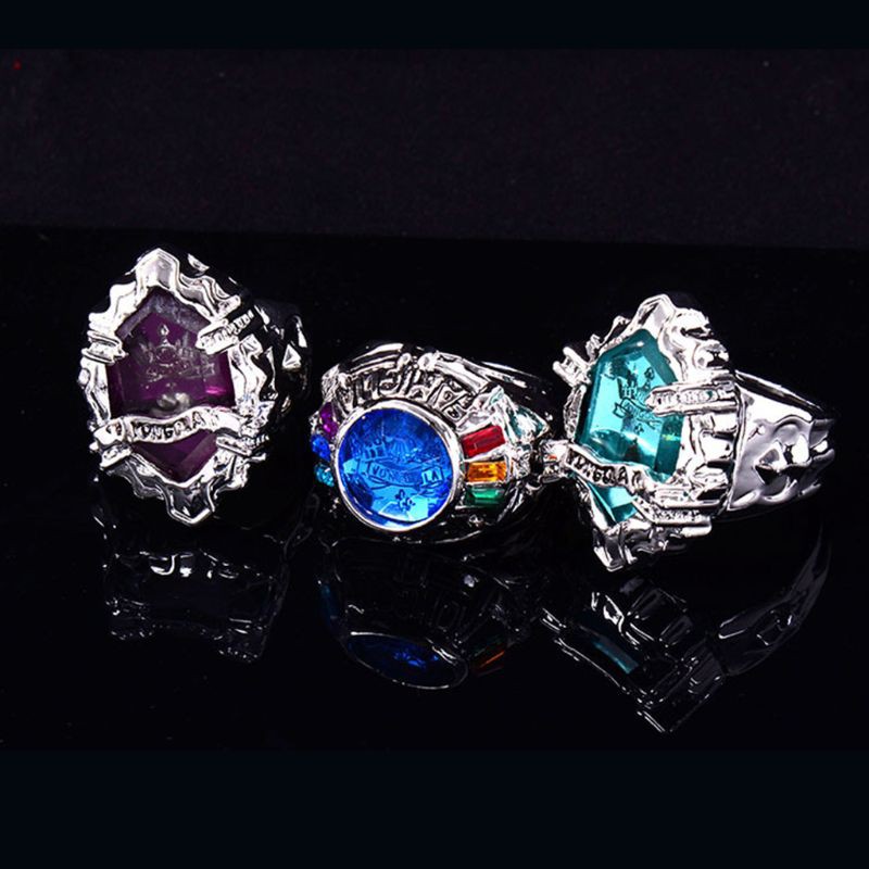 BTF 7Pcs/Set Katekyo Hitman Reborn Vongola Alloy Rings Anime Cosplay Fashion Jewelry Men women kids Gift