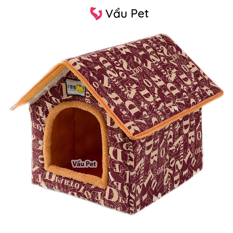 Nhà đệm cho chó mèo có thể gấp gọn - Nệm cho chó mèo Vẩu Pet Shop