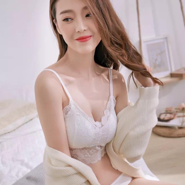 Áo Bra Ren Hoa Siêu Mềm Dây Kép Có Đệm Ngực 841 - LADY