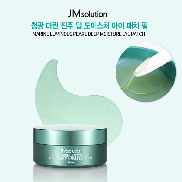 [CHÍNH HÃNG] Mặt Nạ Giảm Thâm Quầng Mắt Ngọc Trai JM Solution Marine Luminous Pearl Deep Moisture Mask 90g/60pcs