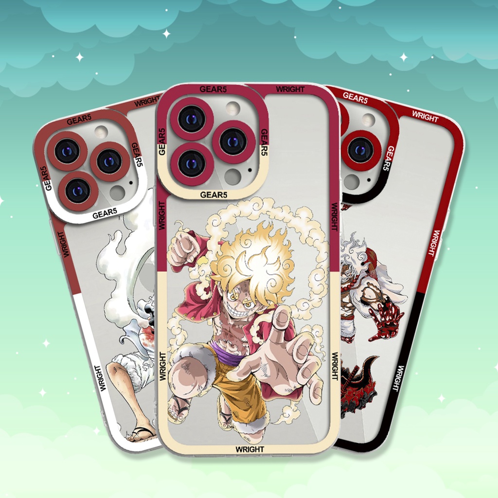 Ốp lưng iphone cạnh vuông Luffy One Piece Wrightcase 6plus/7/8/8plus/x/xs/11/12/pro/max/plus/promax